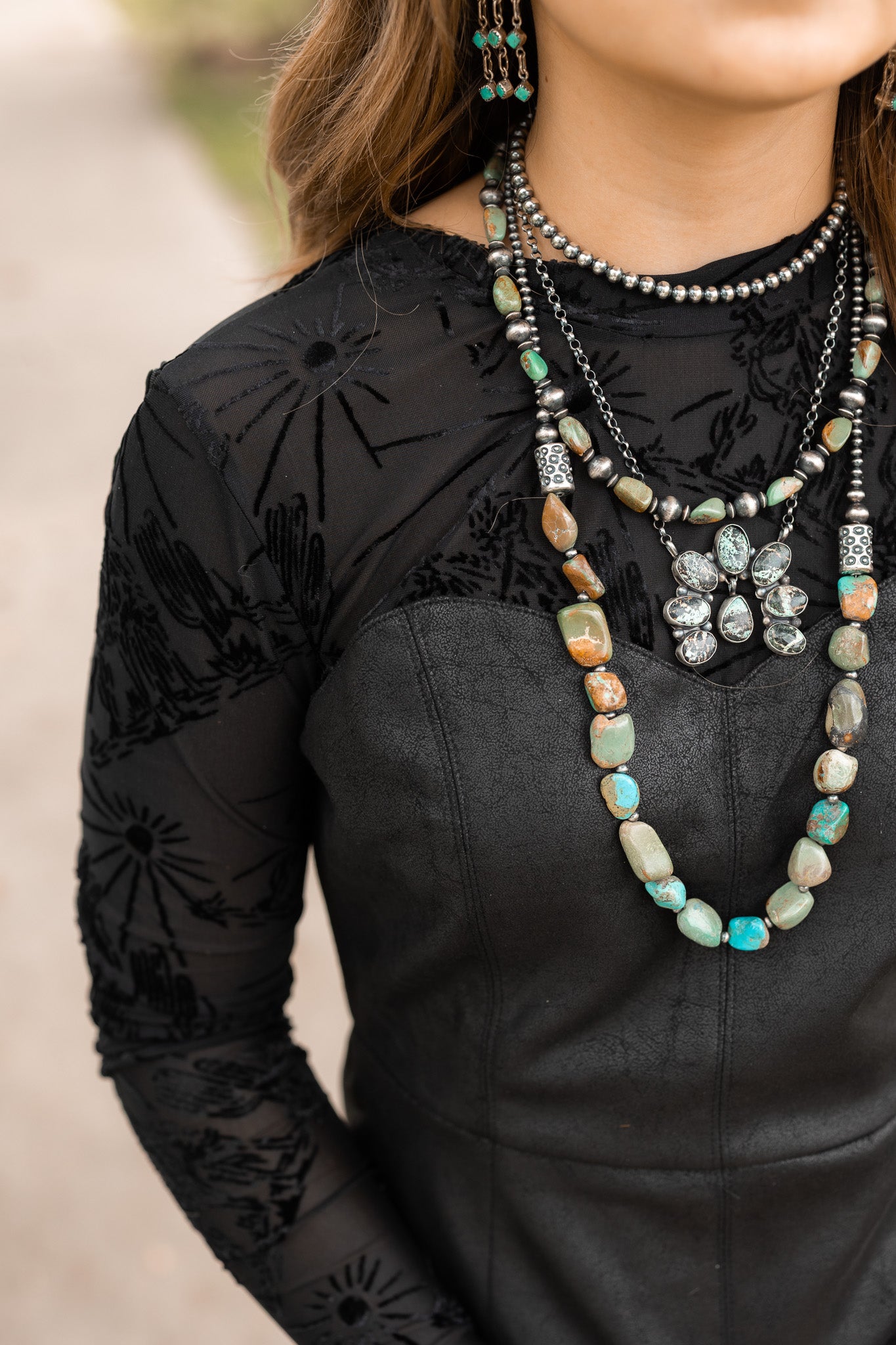 Midnight Rodeo Faux Leather Dress