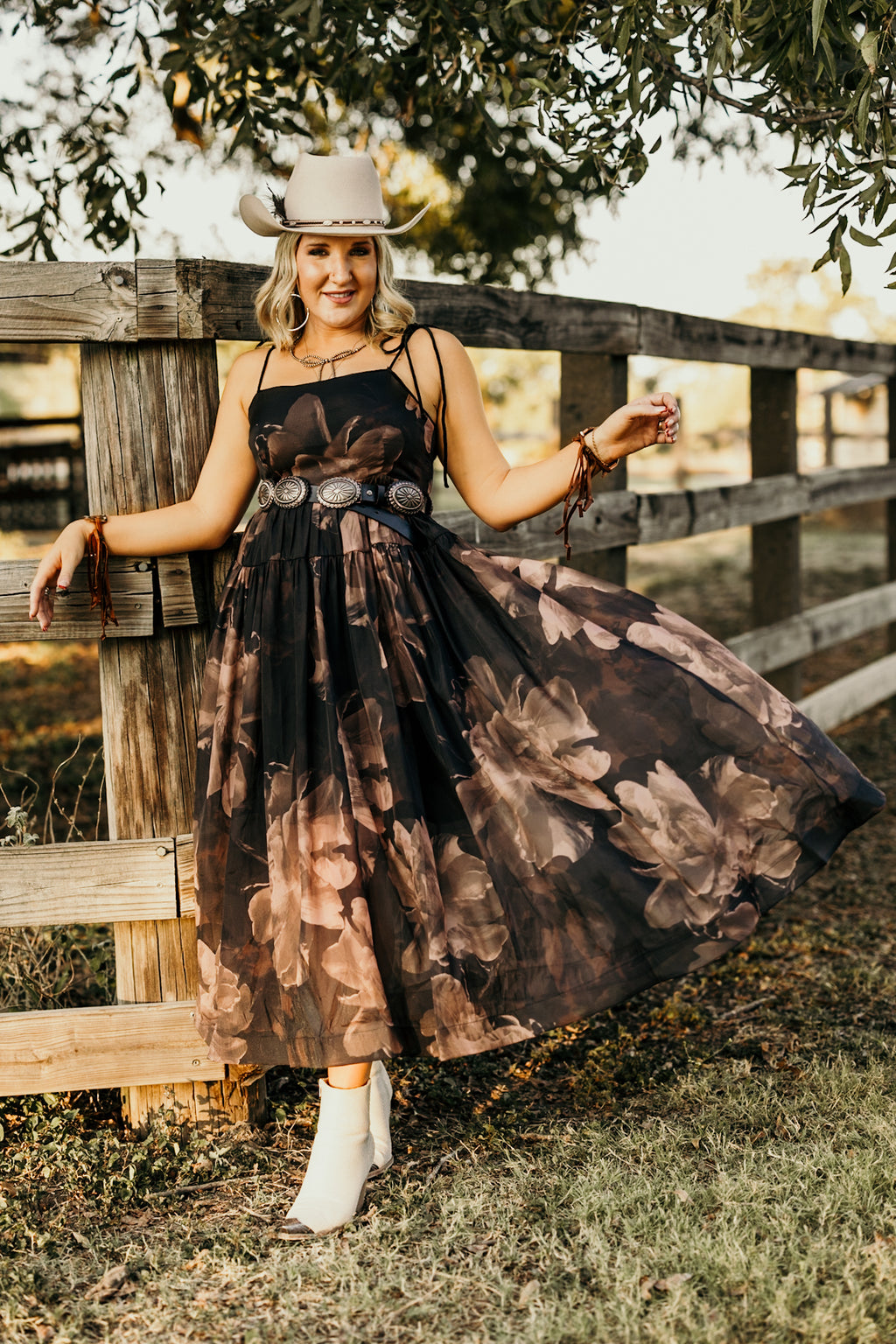 Midnight Roseveil Dres