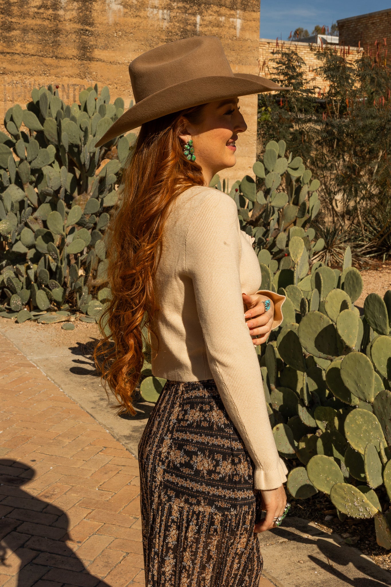 Honey Lace-Up Ribbed Cardigan