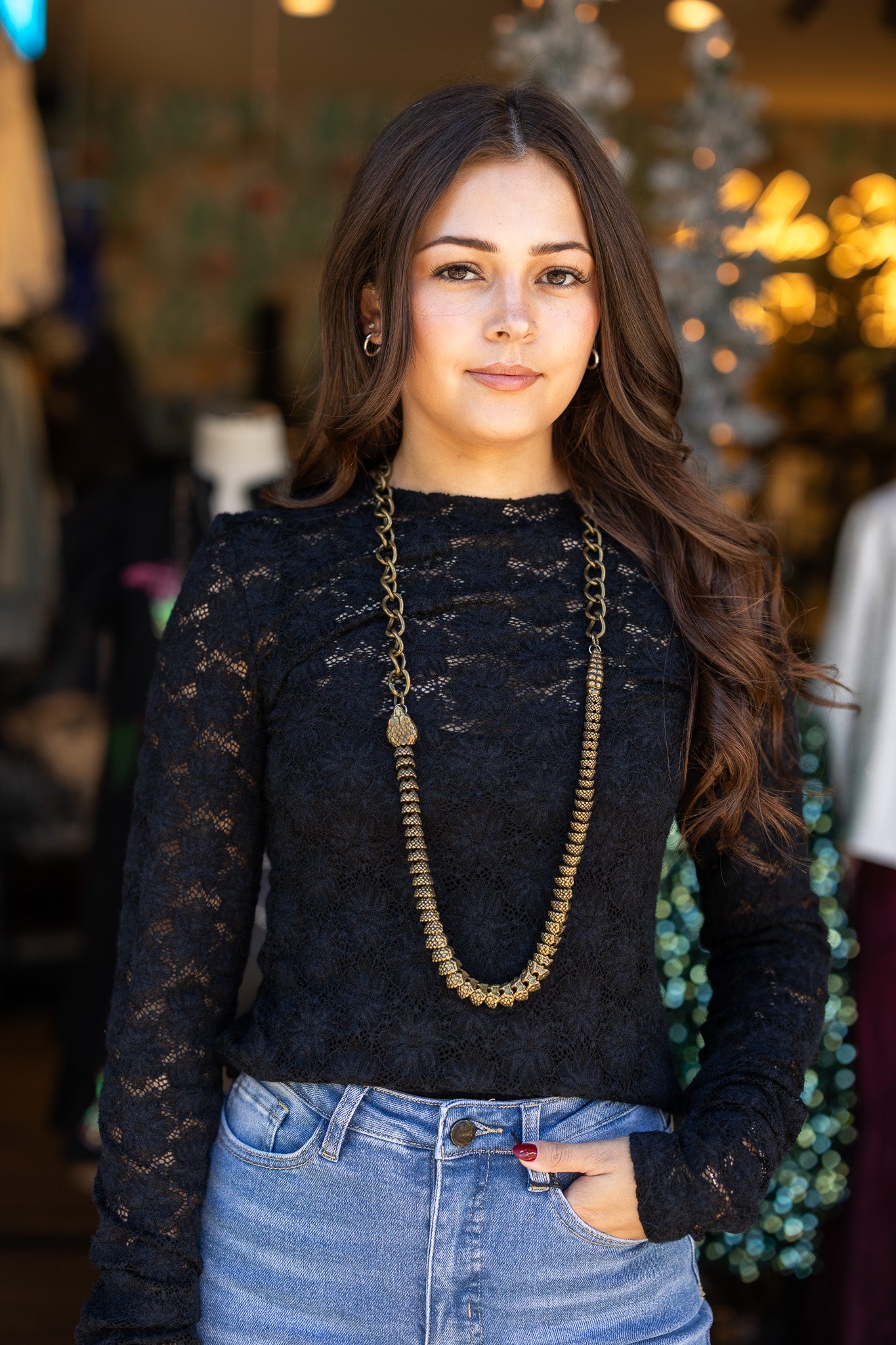 Prairie Bloom Lace Layering Top
