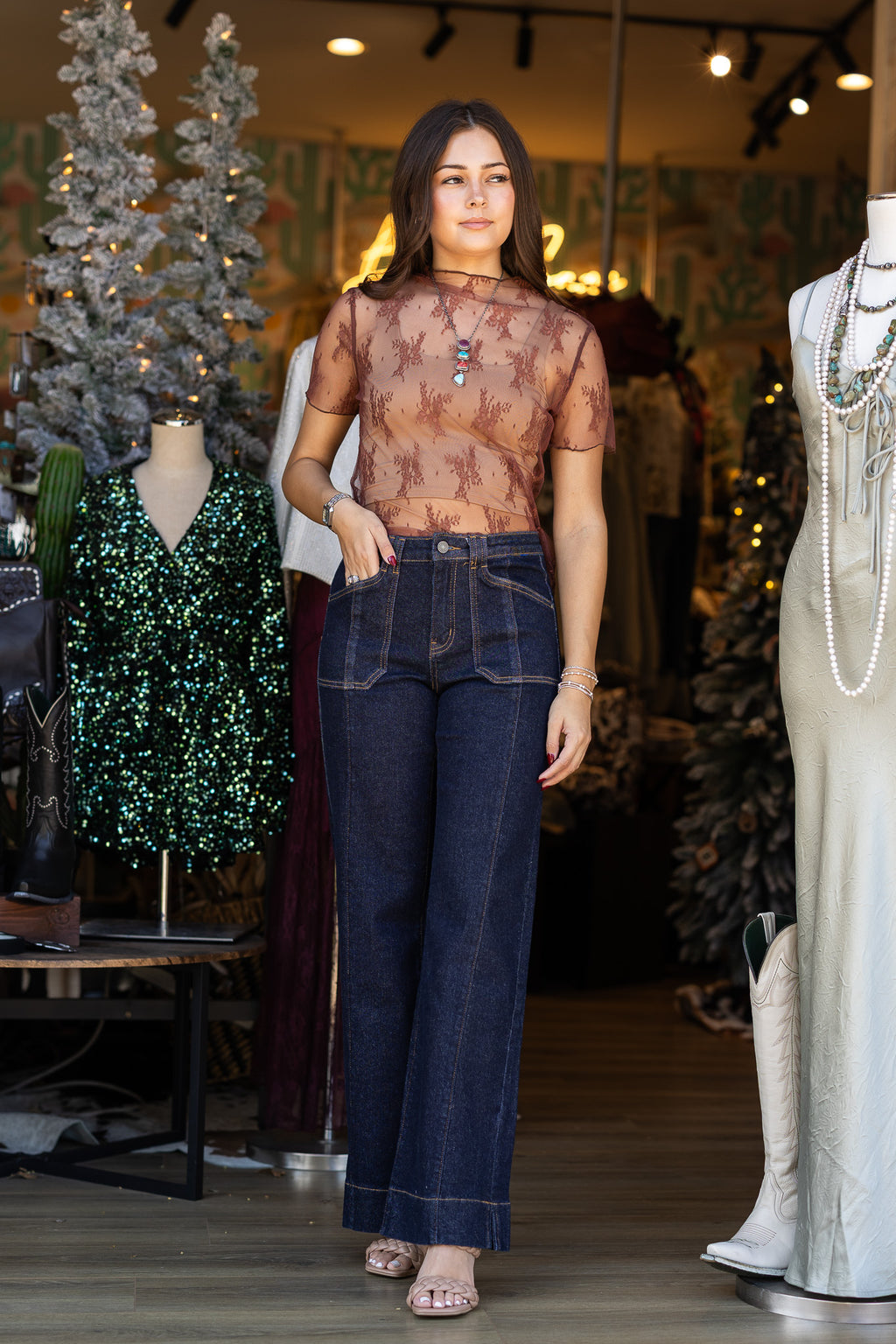 Gold Spur Trouser Jeans