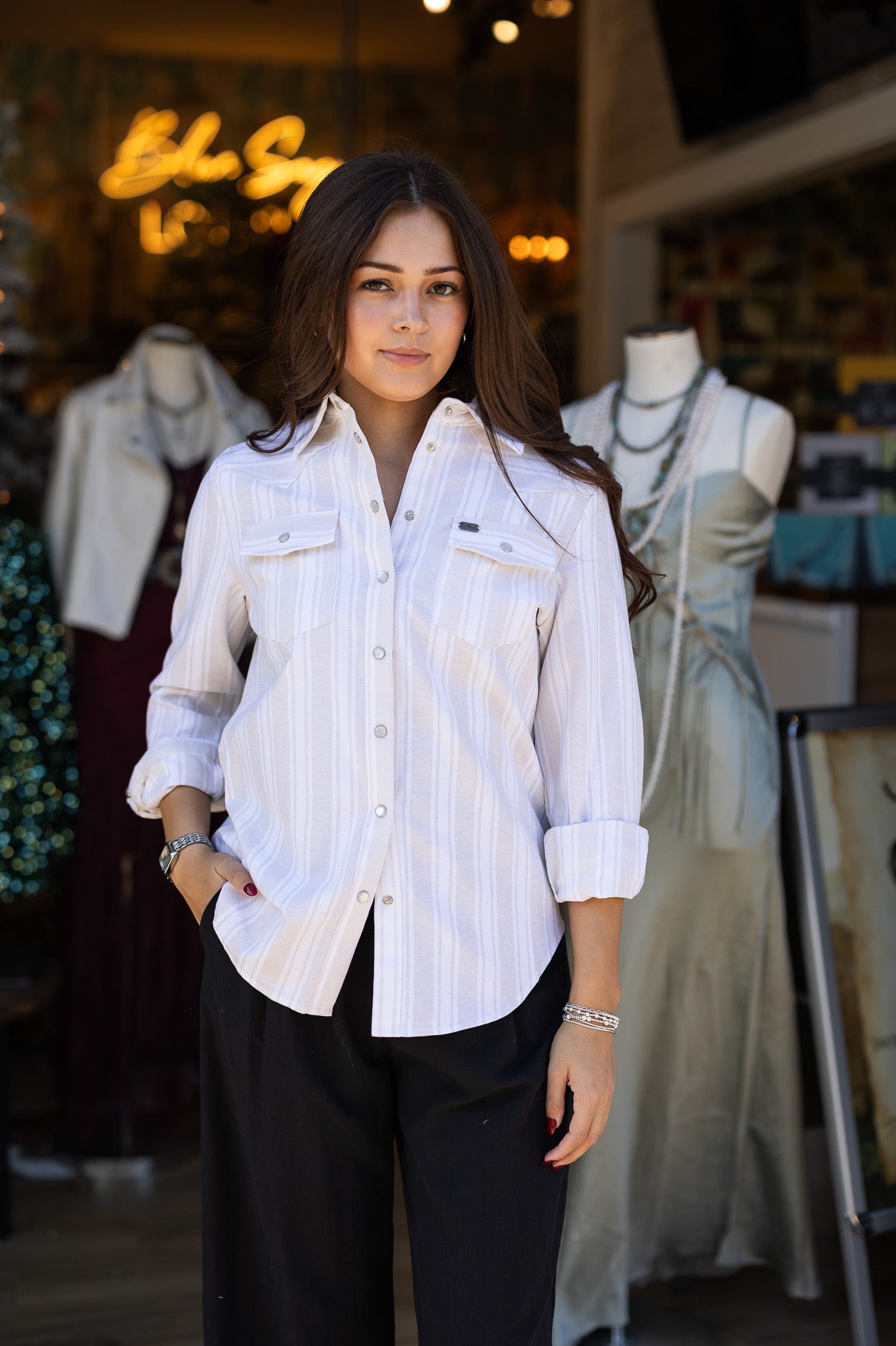 Dust wind Pearl Snap Shirt