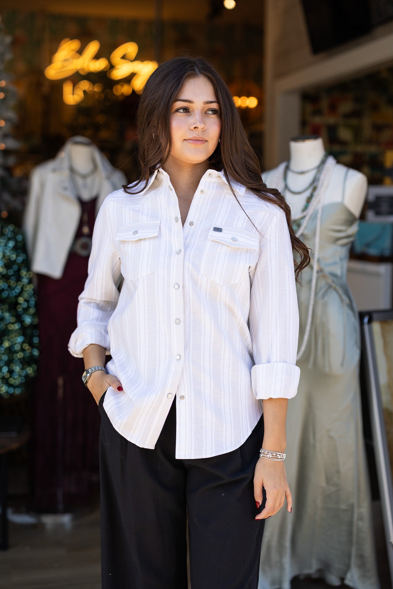 Dust wind Pearl Snap Shirt