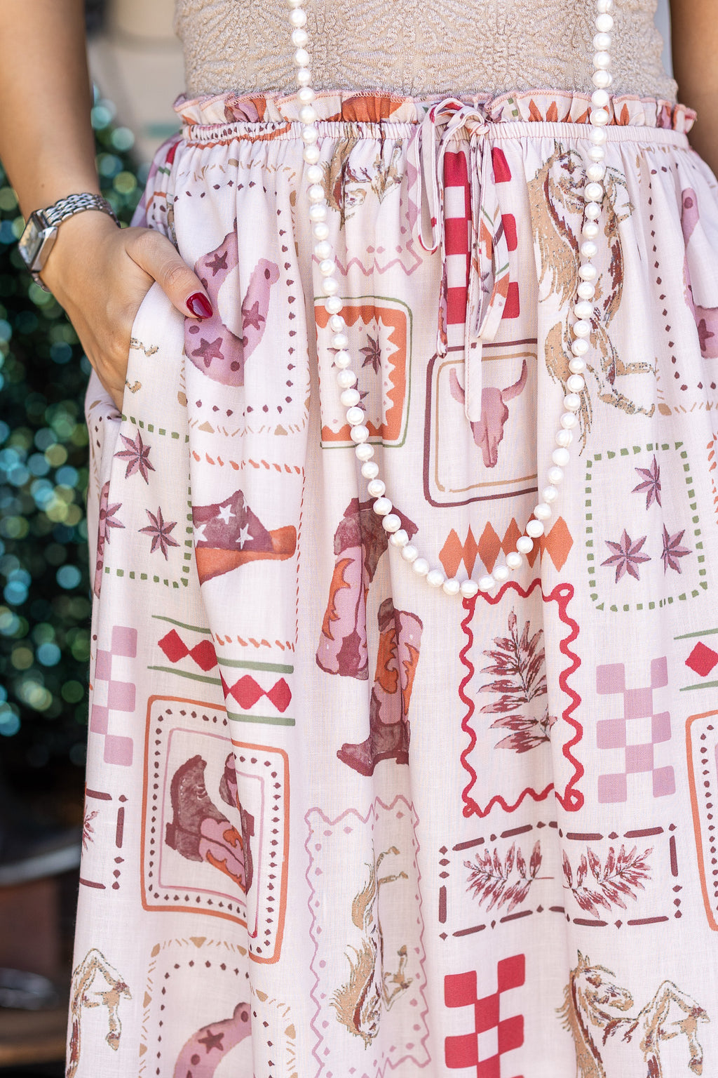 Prairie Postcard Maxi Skirt