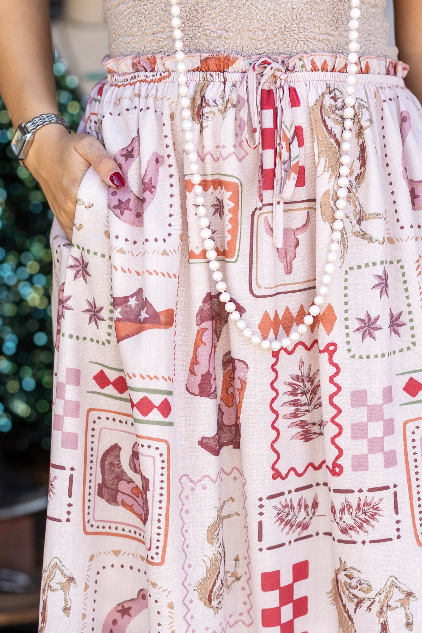 Prairie Postcard Maxi Skirt