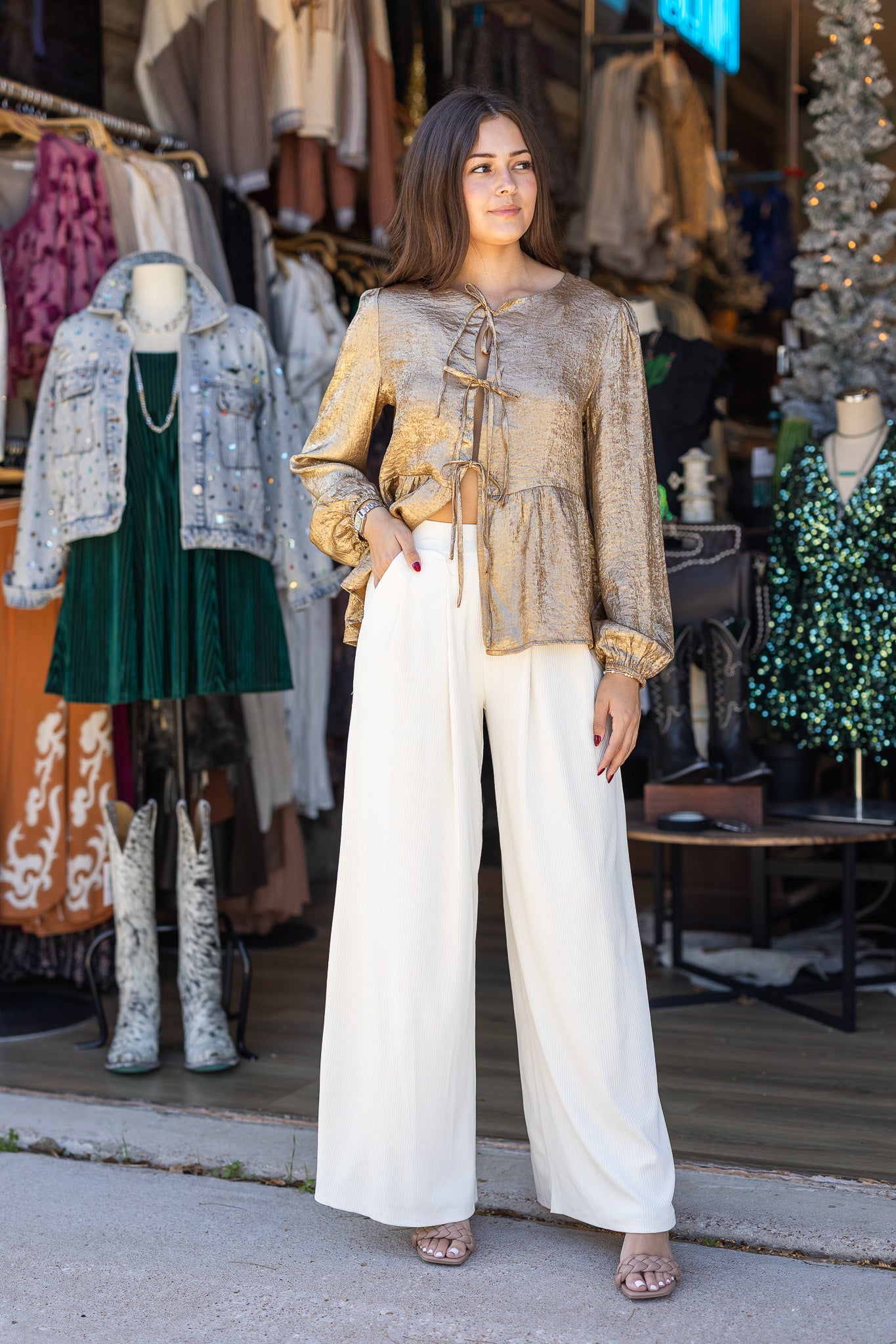 Western Breeze Wide Leg Pants