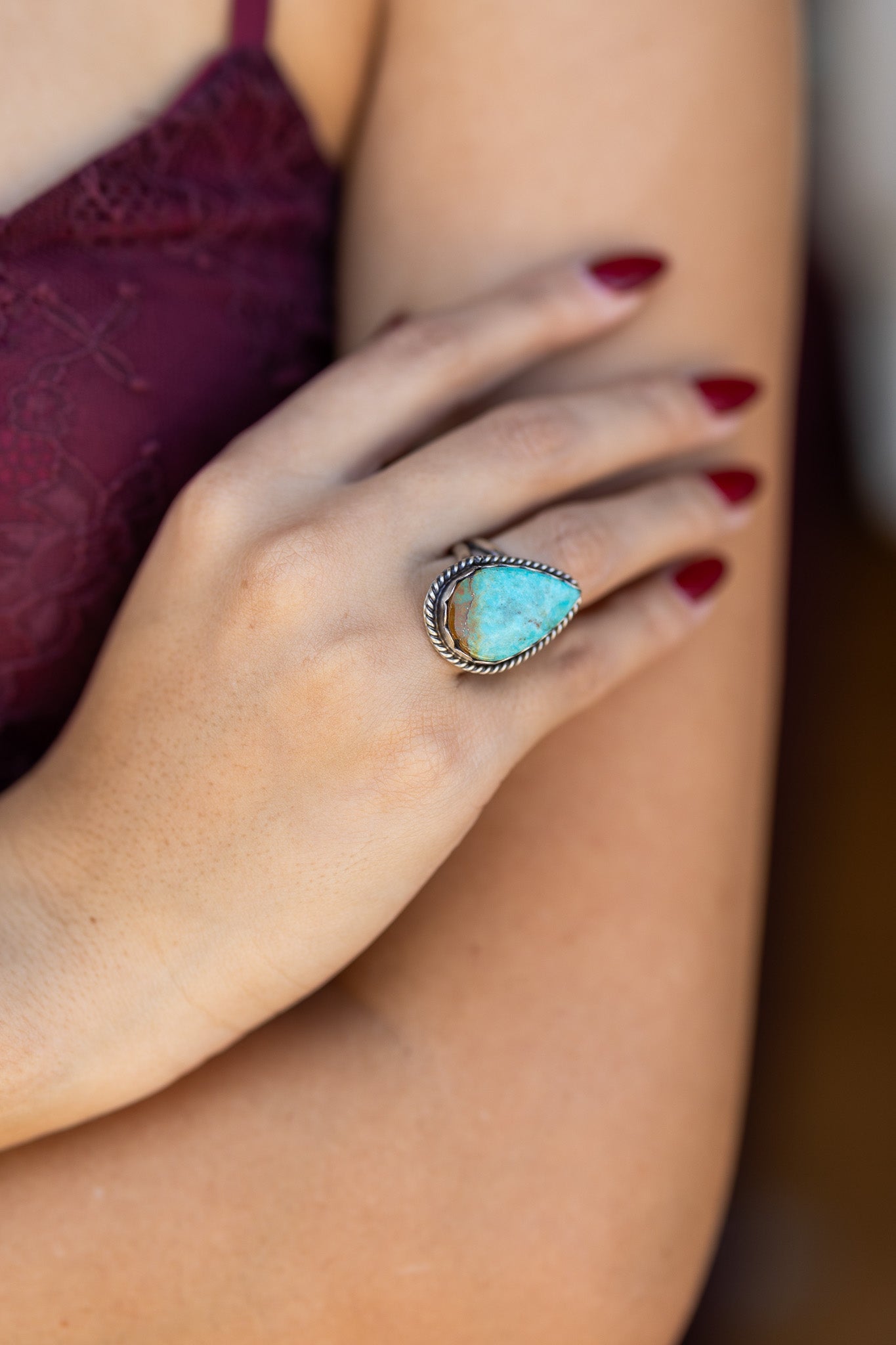 Royston Teardrop Desert Ring