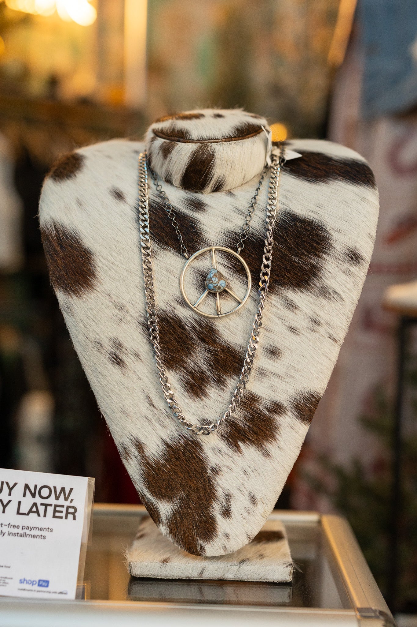 Turquoise Peace Naja Necklace