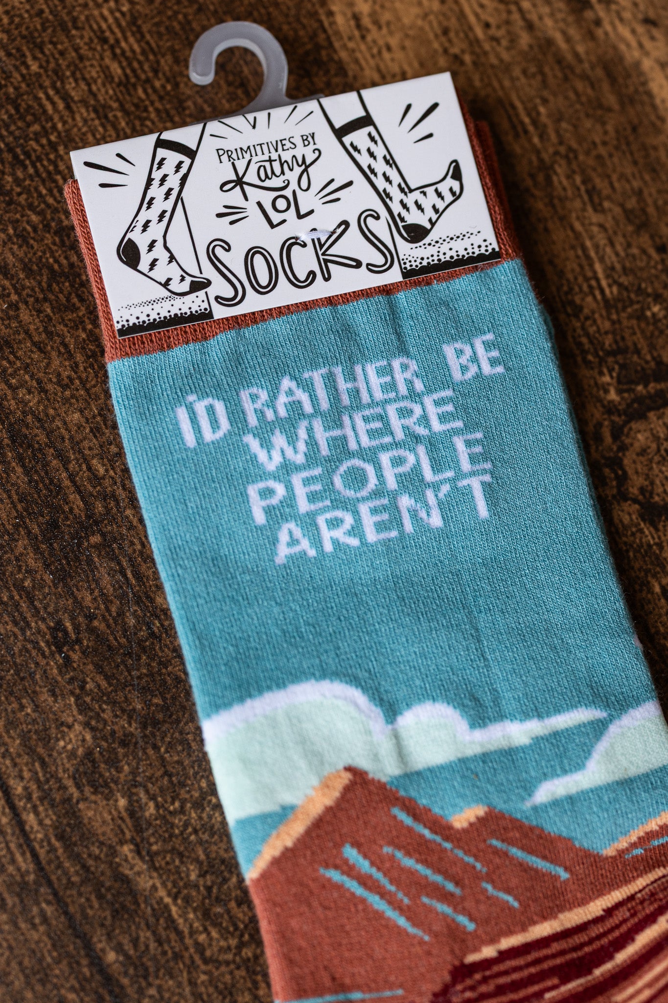 Rather Be Where People Aren't Socks