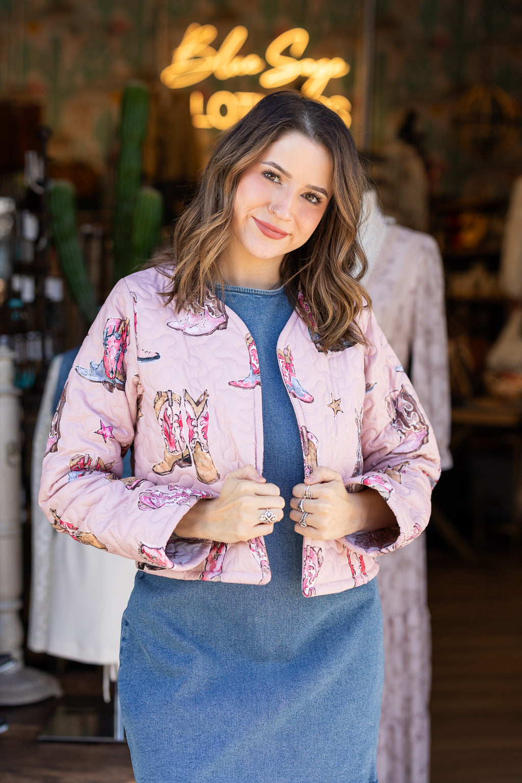 The Dusty Mesa Cropped Quilted Jacket