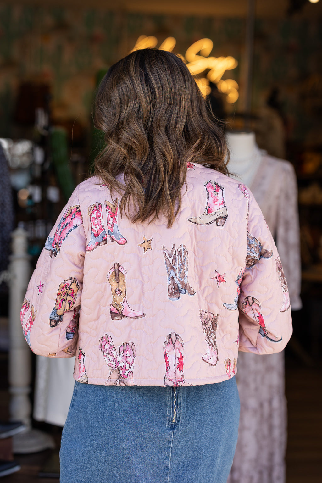 The Dusty Mesa Cropped Quilted Jacket