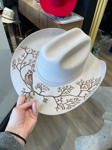 Burned Brim Hat