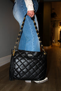 Kelly Tooke Harley Quilted Black