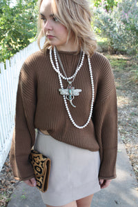 SS Mocha Mirage Sweater