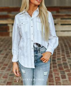 SS  Dust wind Pearl Snap Shirt