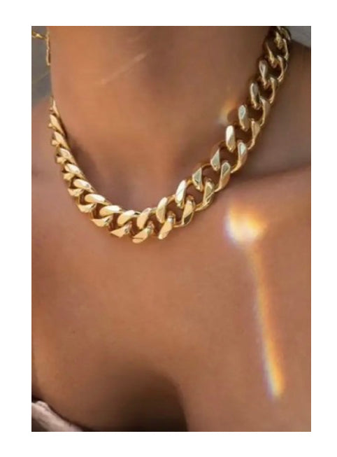 Gold Chunky Necklace