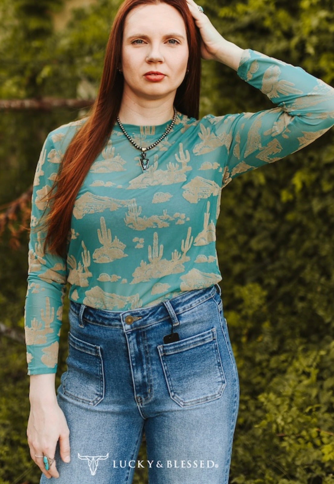 SS Desert Jade Burnout Top