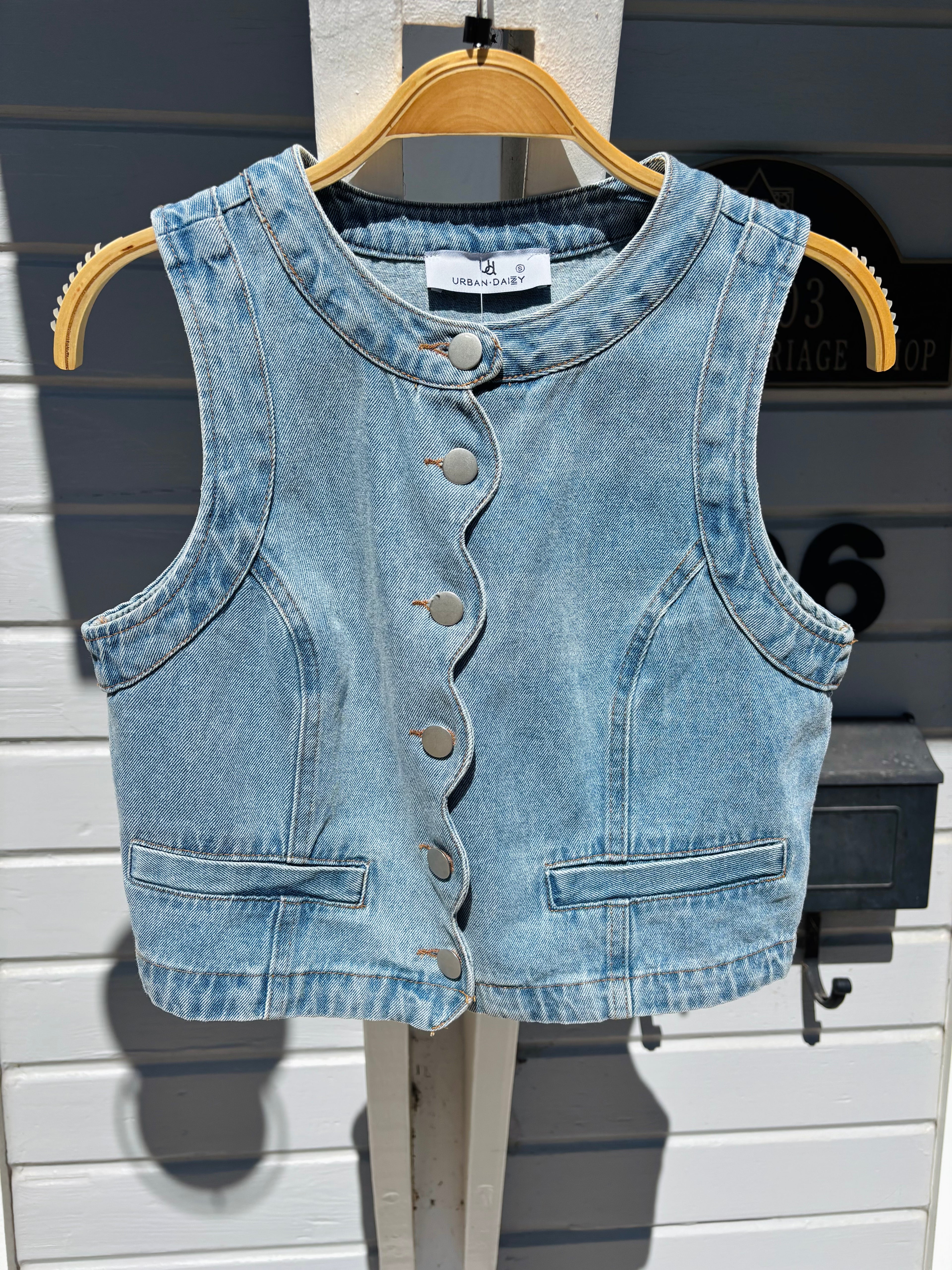 The Canyon Crest Denim Vest