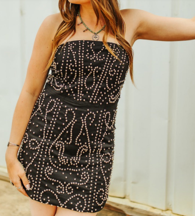 Roxanne Studded Dress