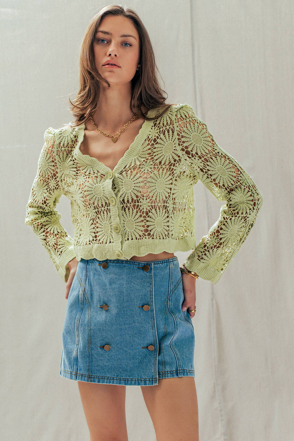 The Rodeo Drive Denim Skort