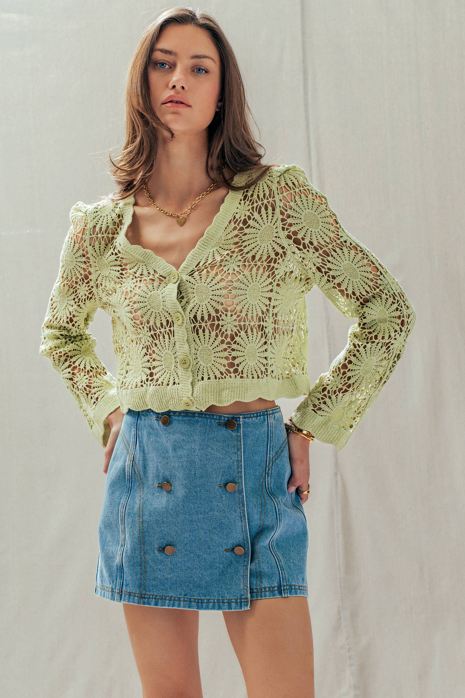 The Rodeo Drive Denim Skort