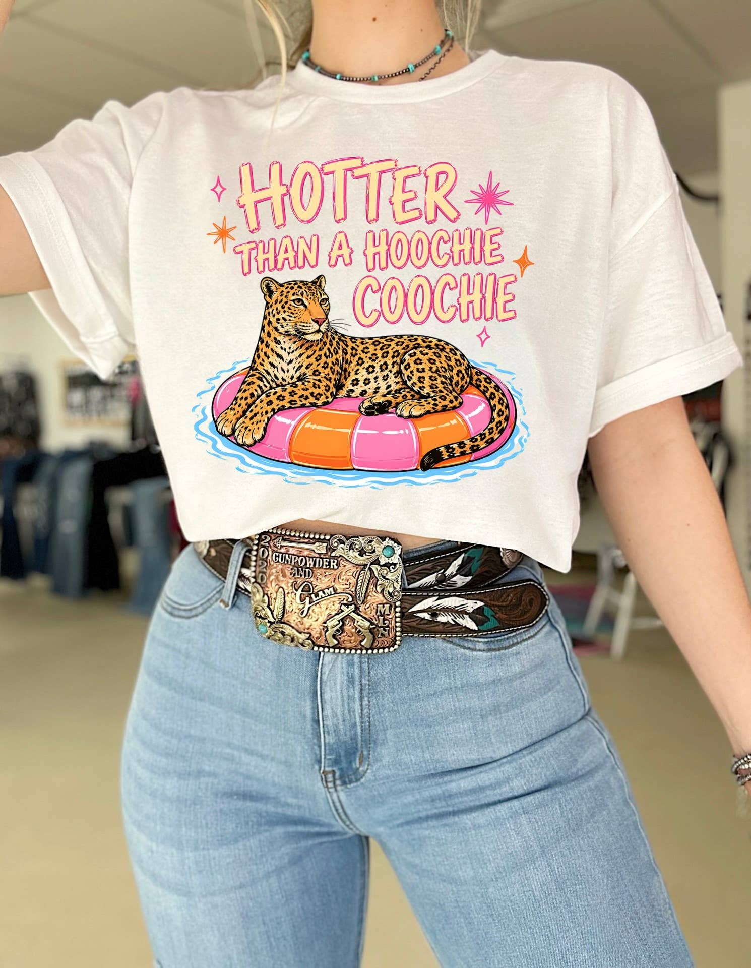 The Poolside Leopard Tee