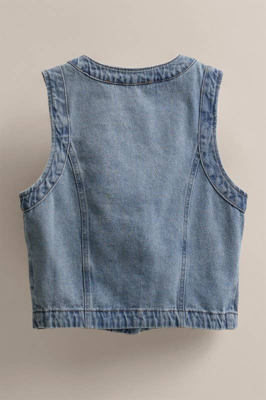 The Canyon Crest Denim Vest