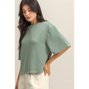 SS Cactus Cloud Knit Top