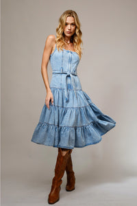 SS Prairie Blue Denim Dress