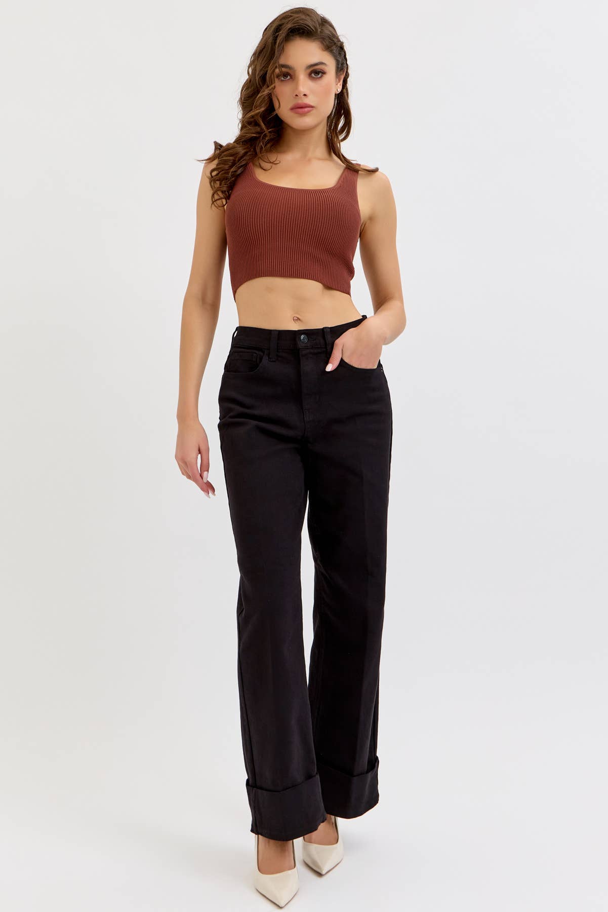 Midnight Ride High-Rise Wide Leg Jeans
