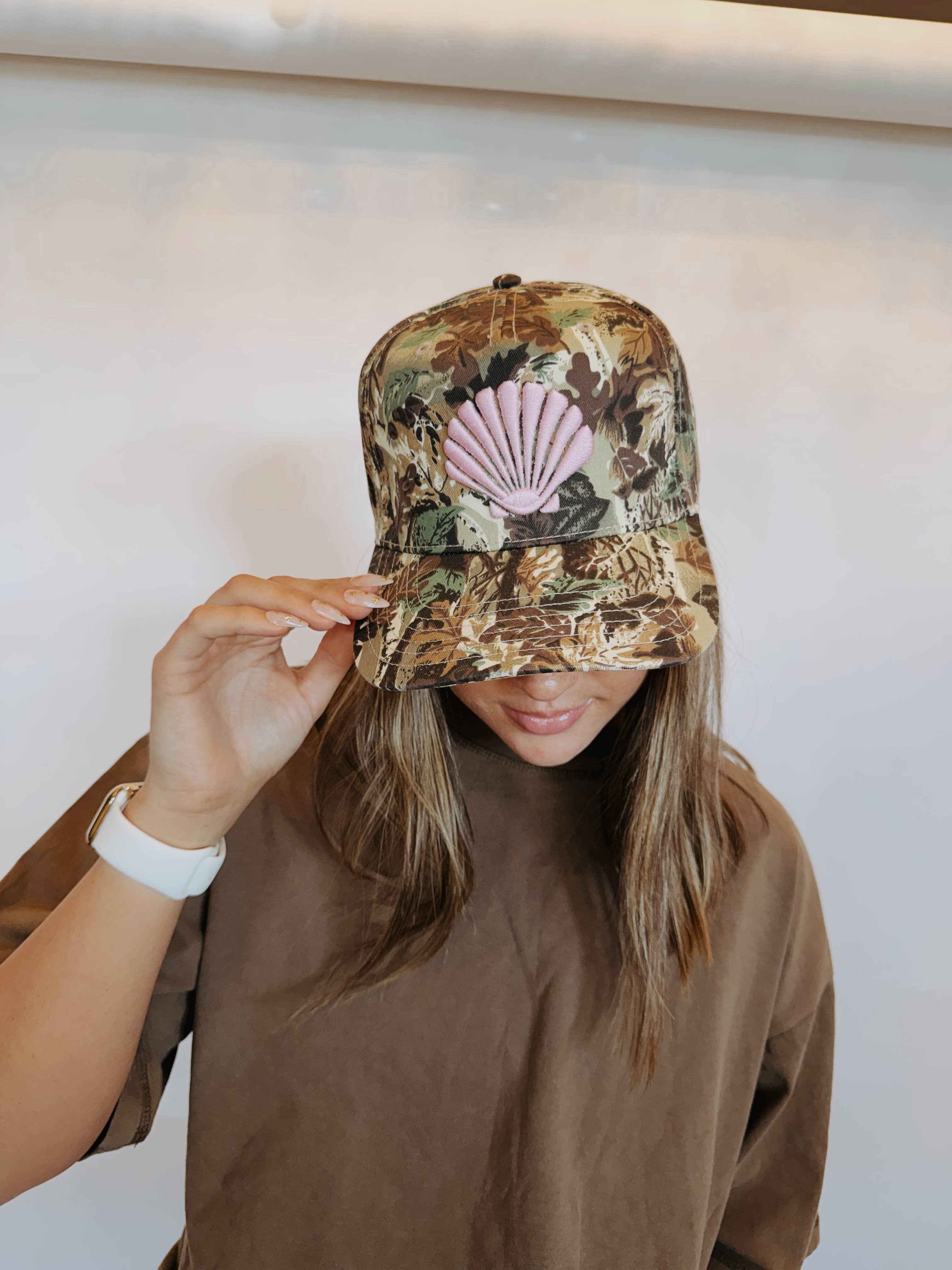 The Coastal Shell Trucker Hat