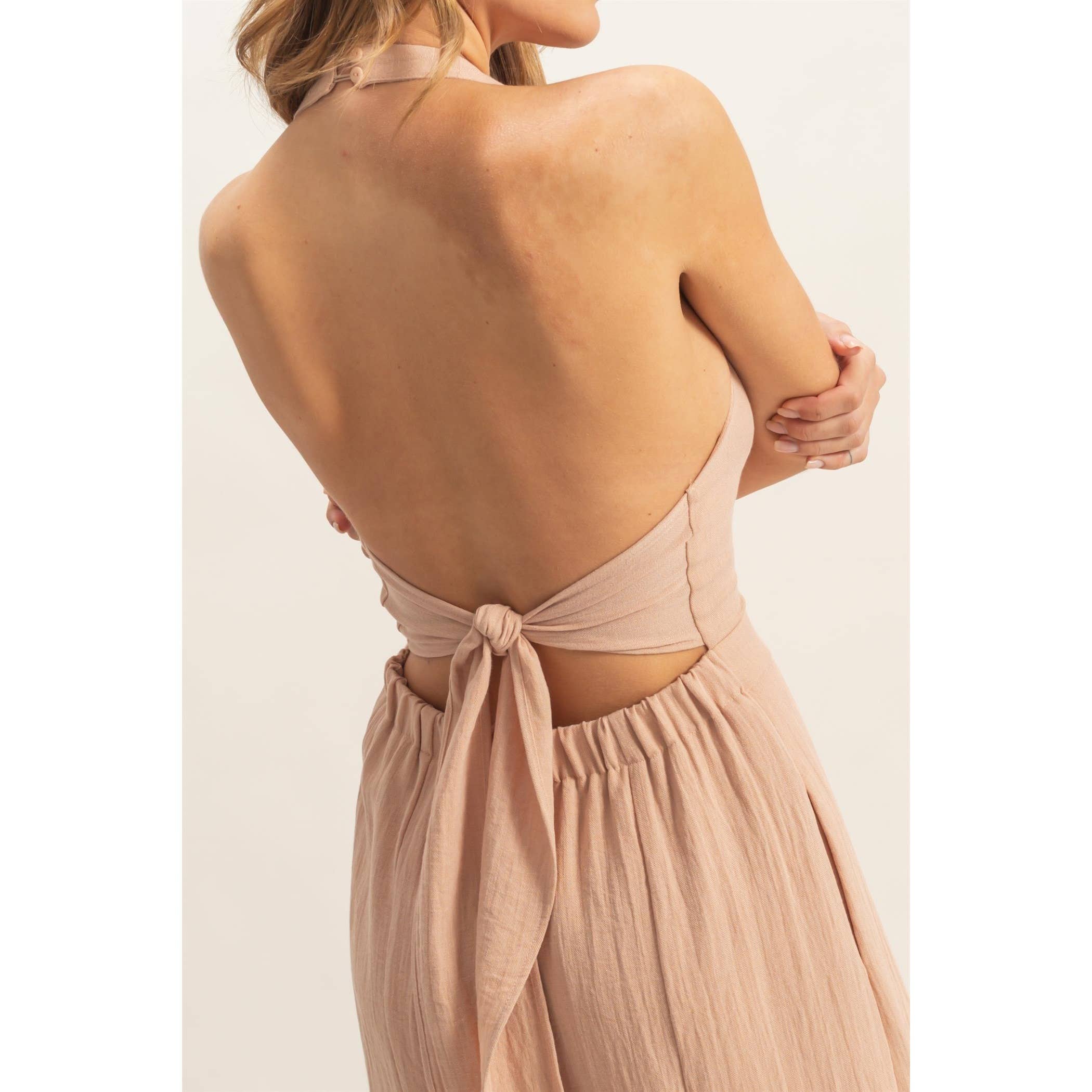 The Blush Breeze Jumpsuit
