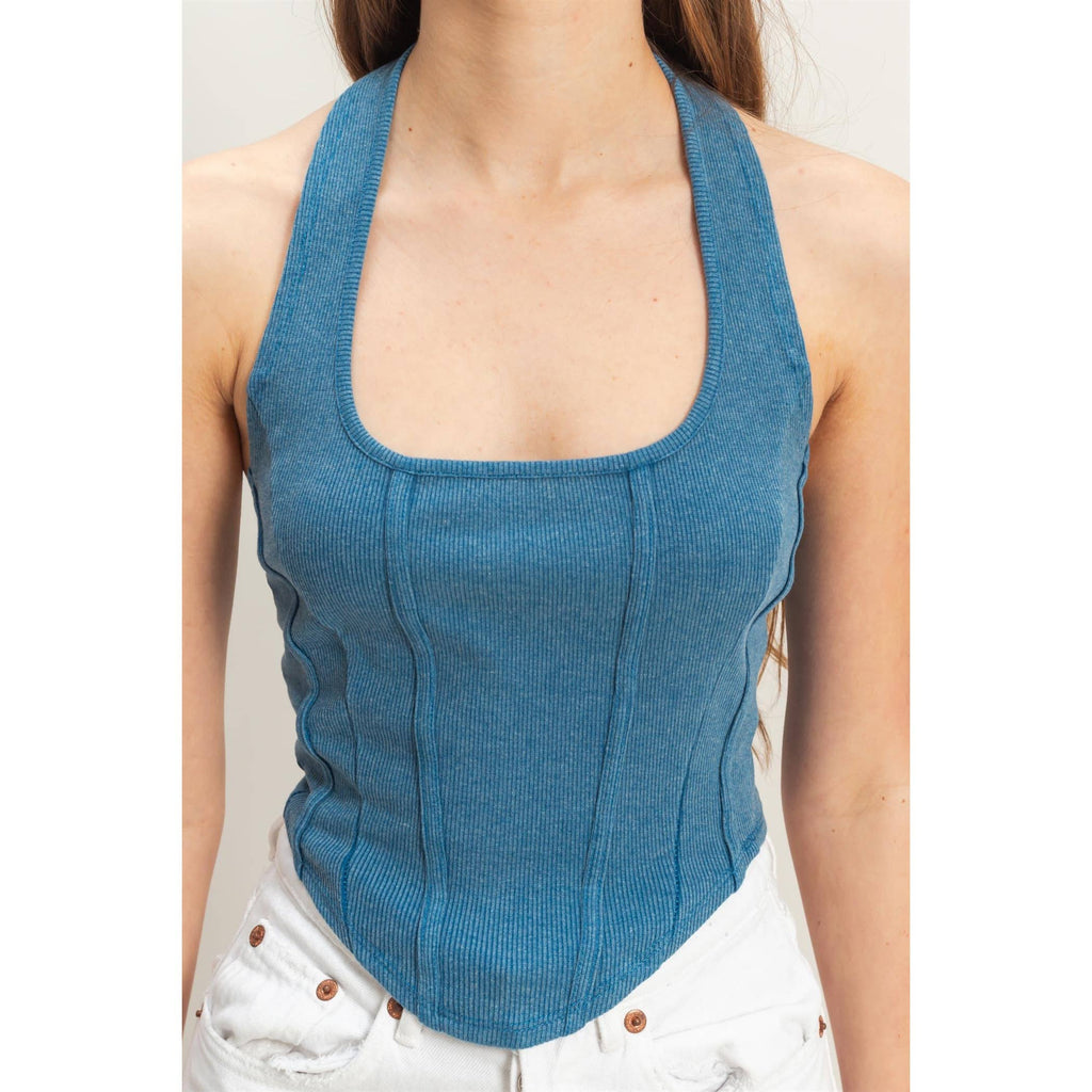 The Coastal Halter Corset