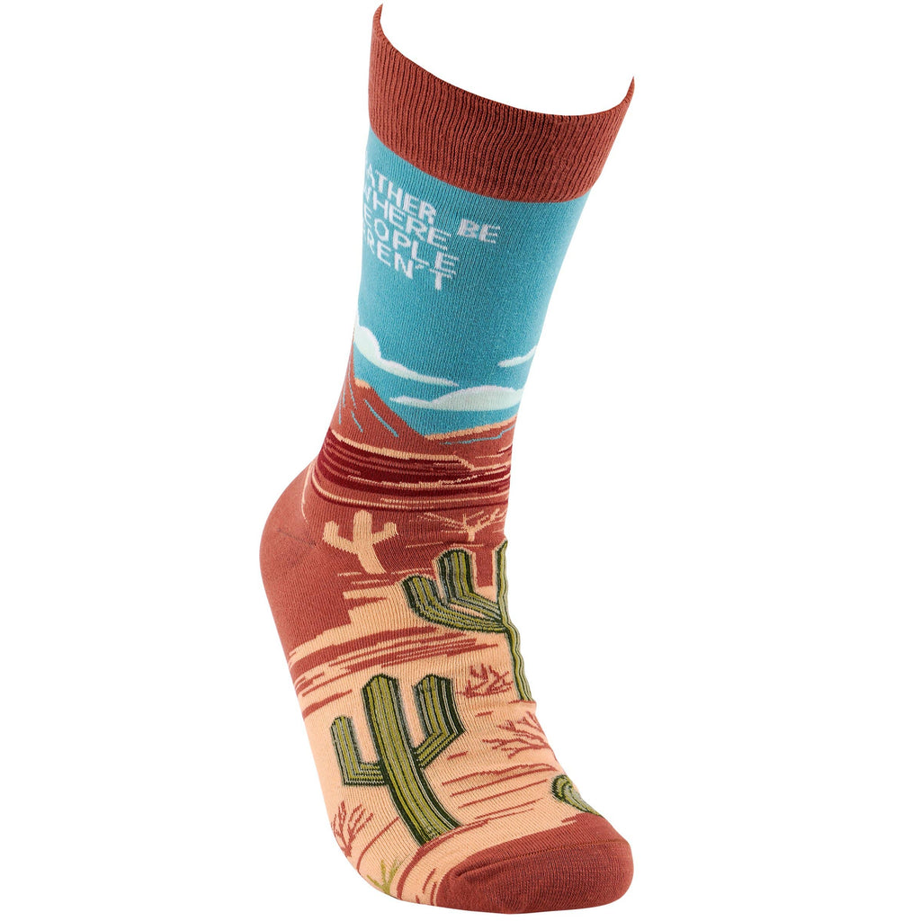 Rather Be Where People Aren't Socks