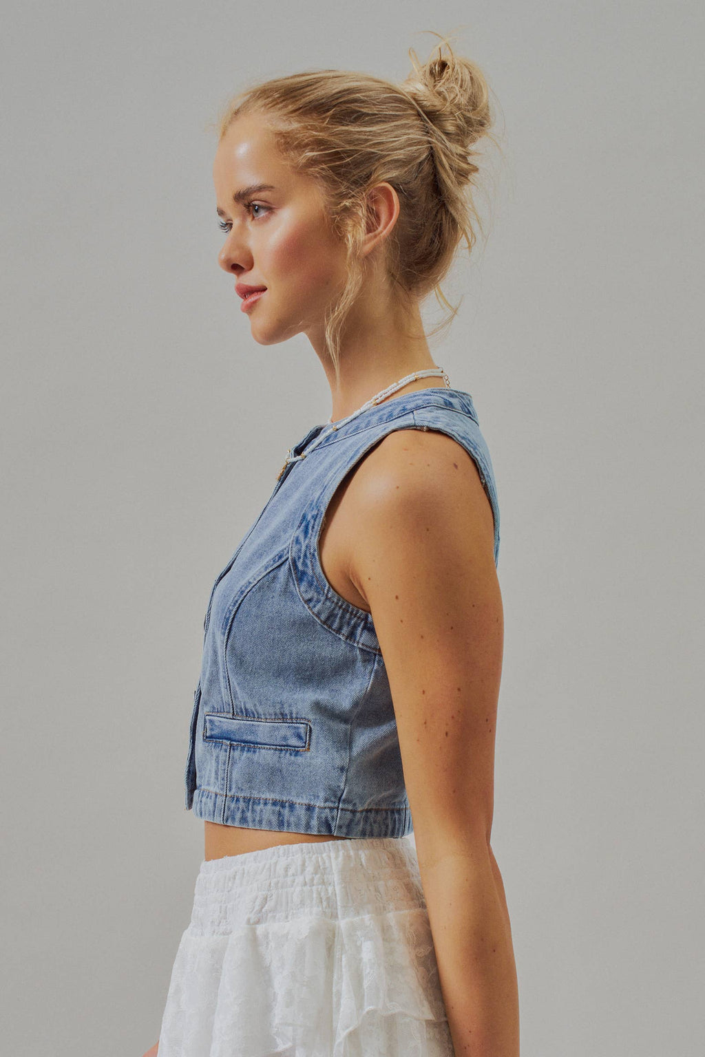 The Canyon Crest Denim Vest