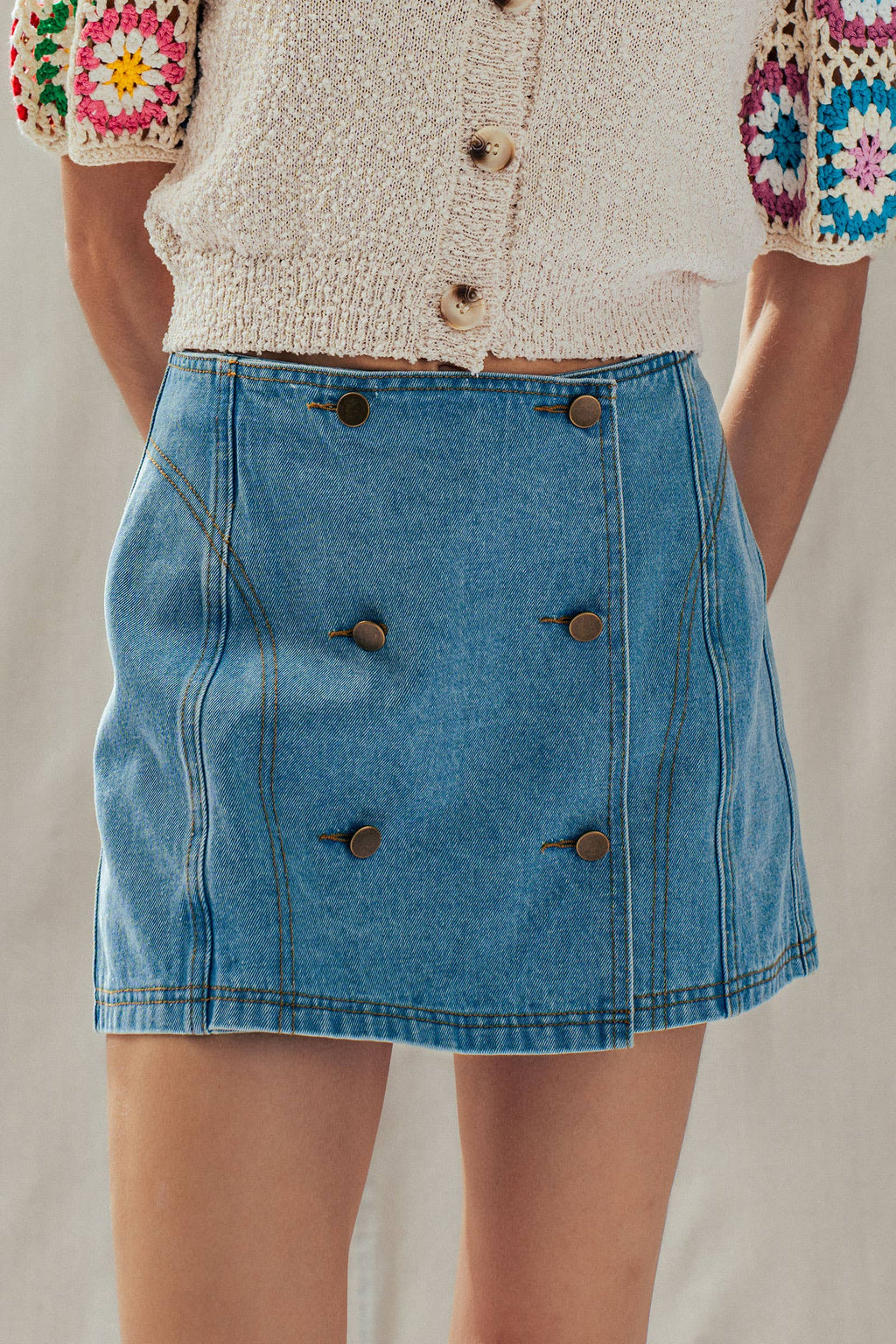 The Rodeo Drive Denim Skort
