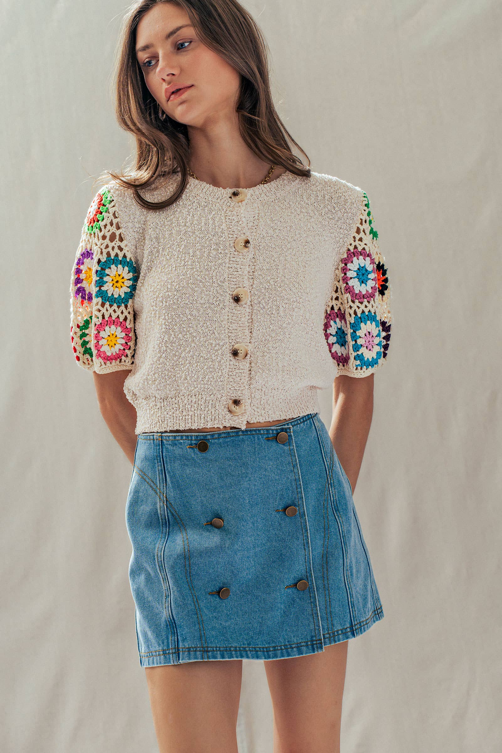 The Rodeo Drive Denim Skort