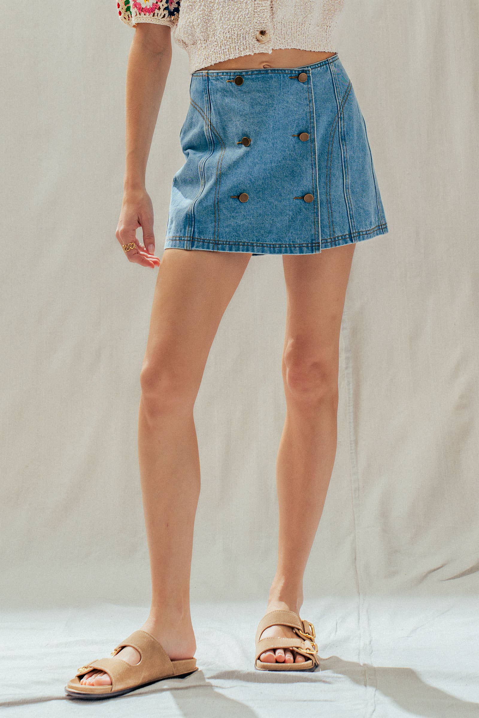 The Rodeo Drive Denim Skort