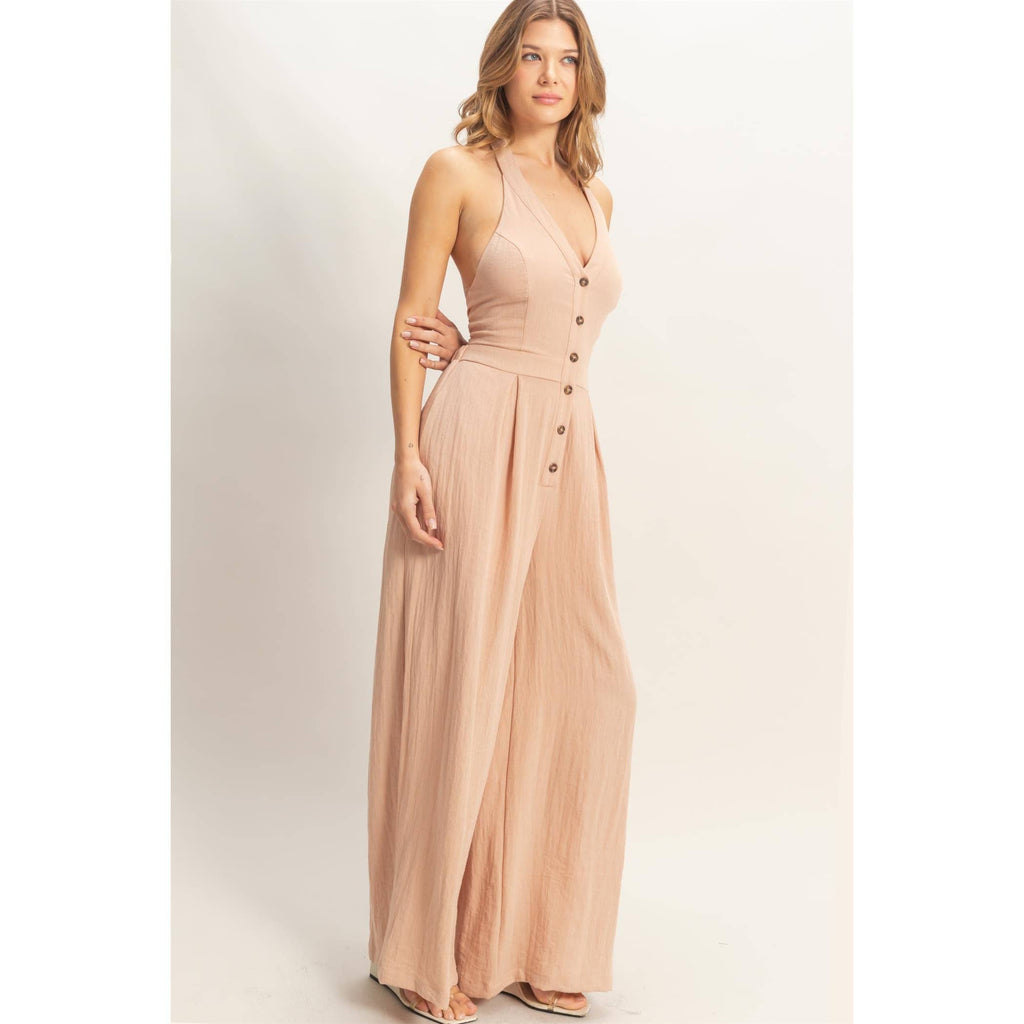 The Blush Breeze Jumpsuit