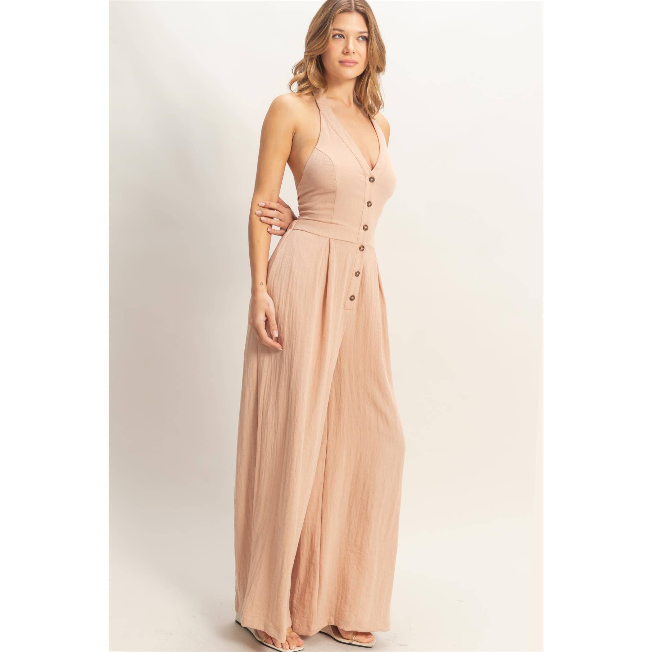 The Blush Breeze Jumpsuit